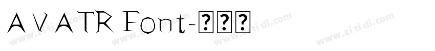 AVATR Font字体转换